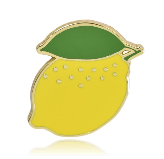 Lemon Lemonade Enamel Pin