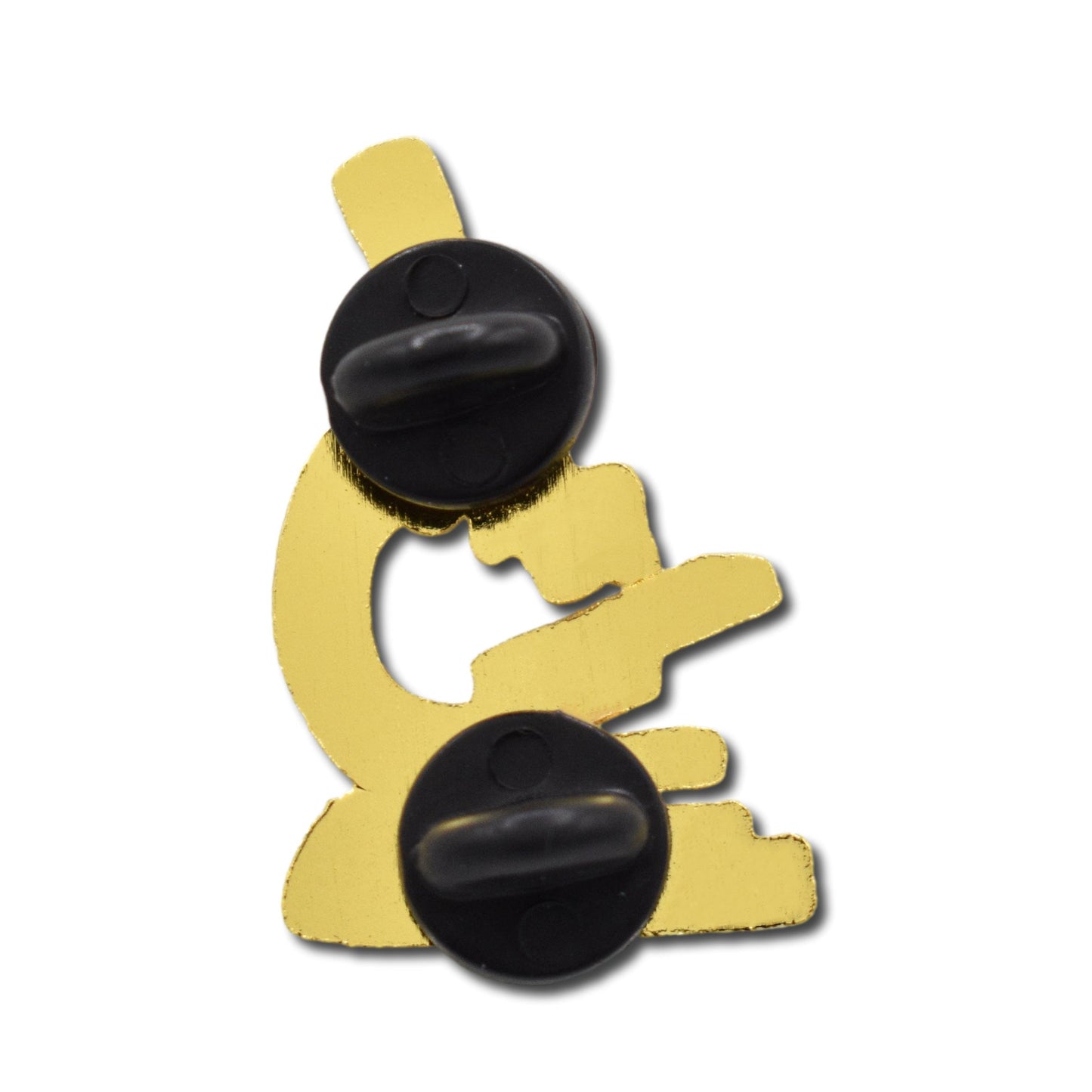 Gold Microscope Science Hard Enamel Pin - Clayton Jewelry Labs