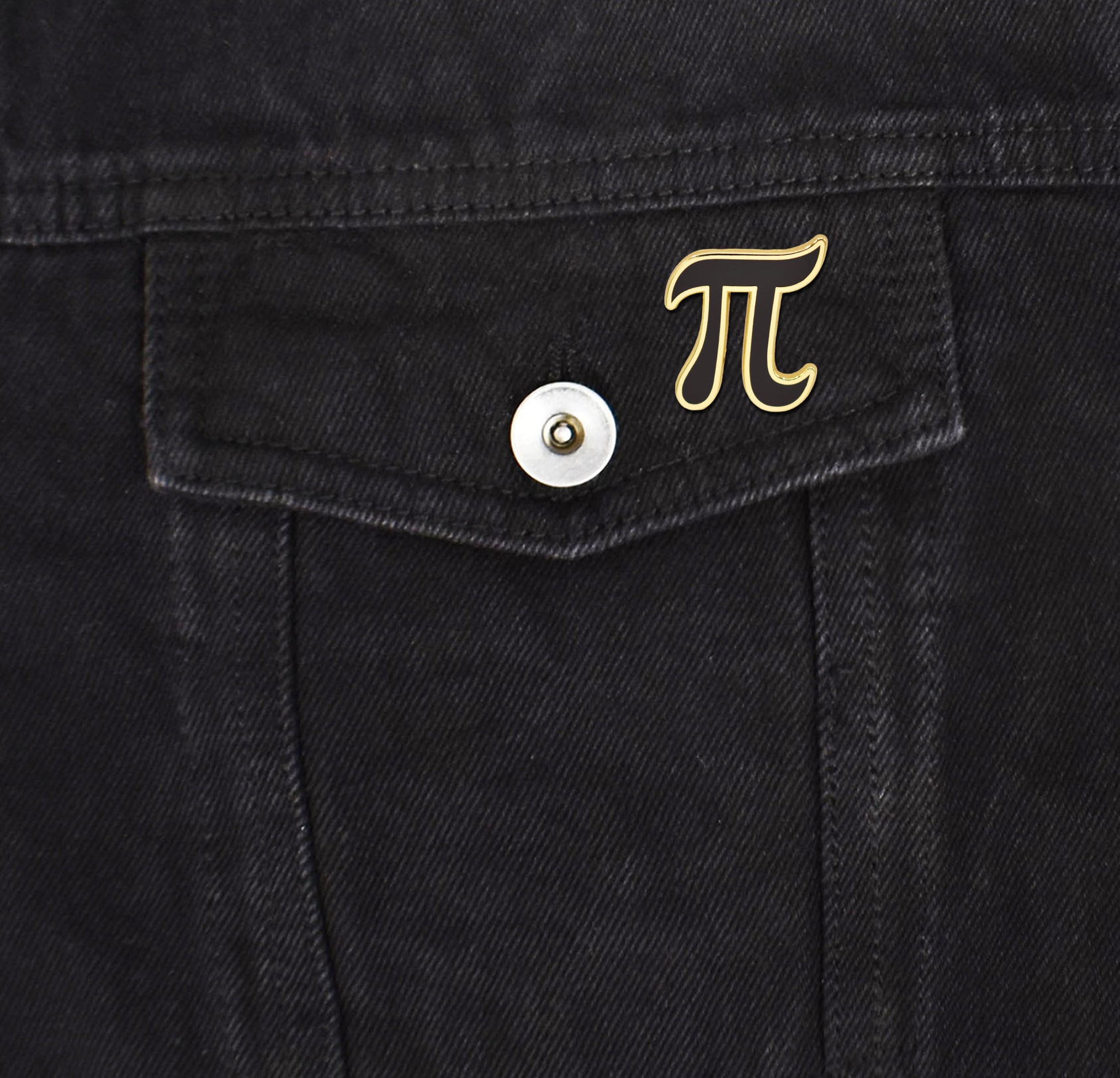 Pi Symbol Math Hard Enamel Pin | Clayton Jewelry Labs