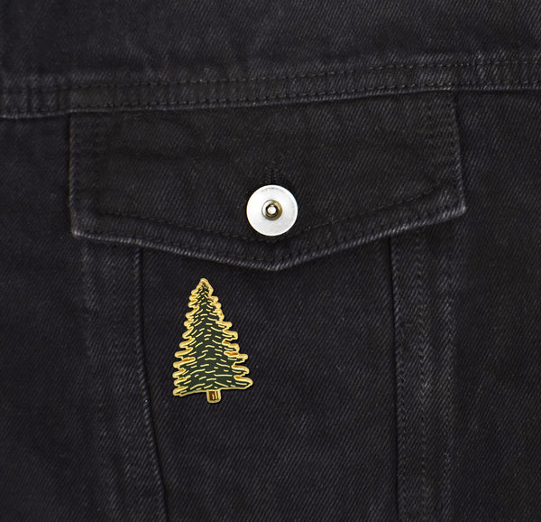 Evergreen Pine Tree Hard Enamel Pin | Clayton Jewelry Labs