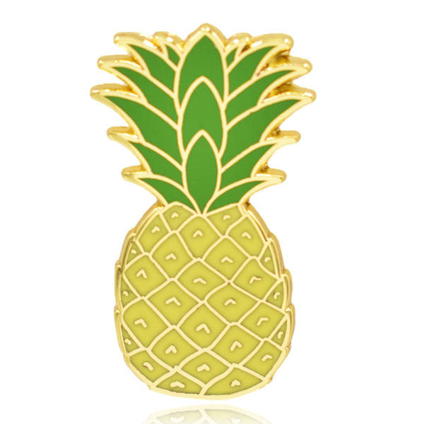Pineapple Hard Enamel Pin | Clayton Jewelry Labs
