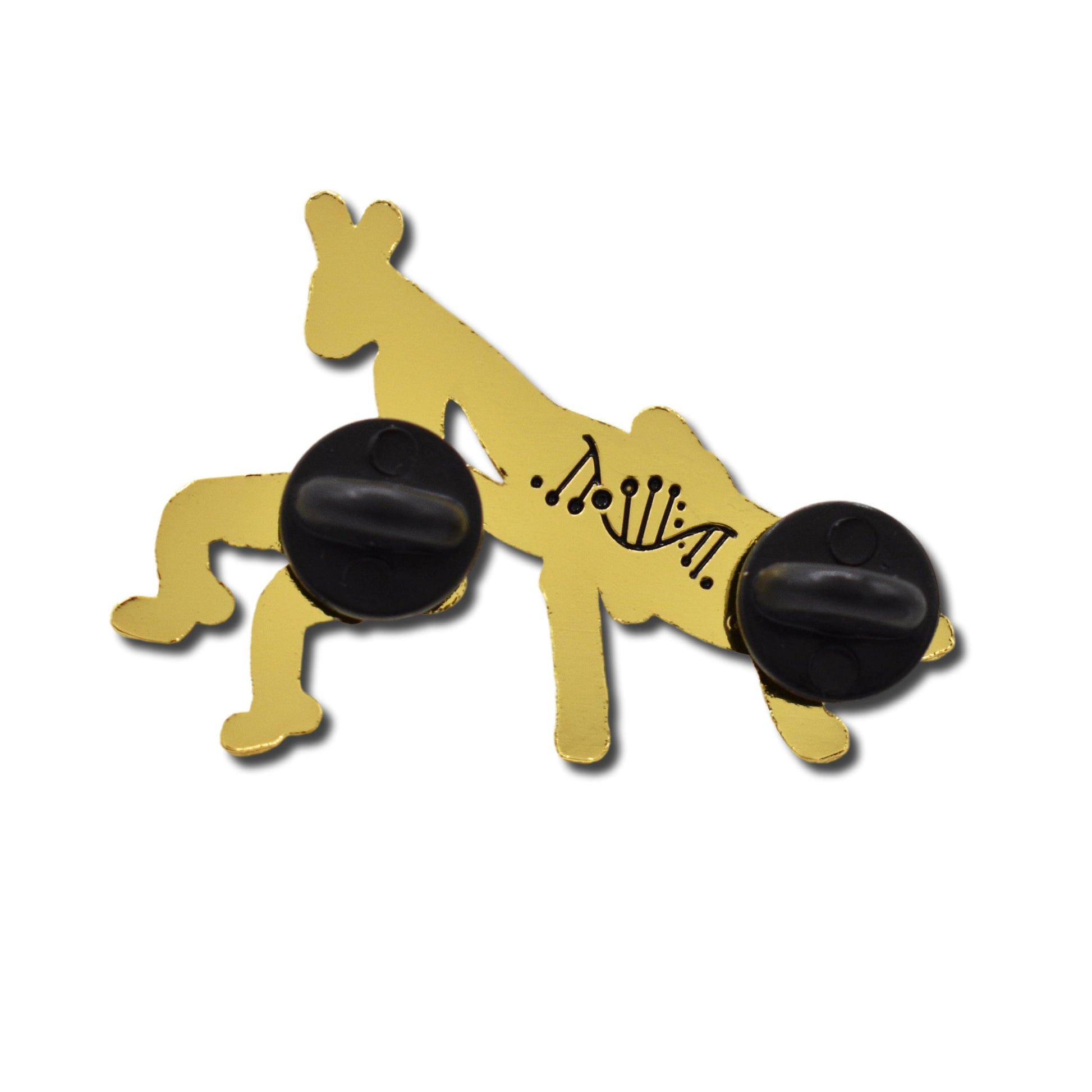 Gold Praying Mantis Insect Hard Enamel Pin - Clayton Jewelry Labs