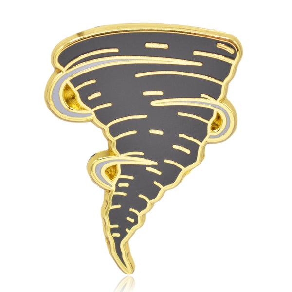 Tornado Hard Enamel Pin | Clayton Jewelry Labs