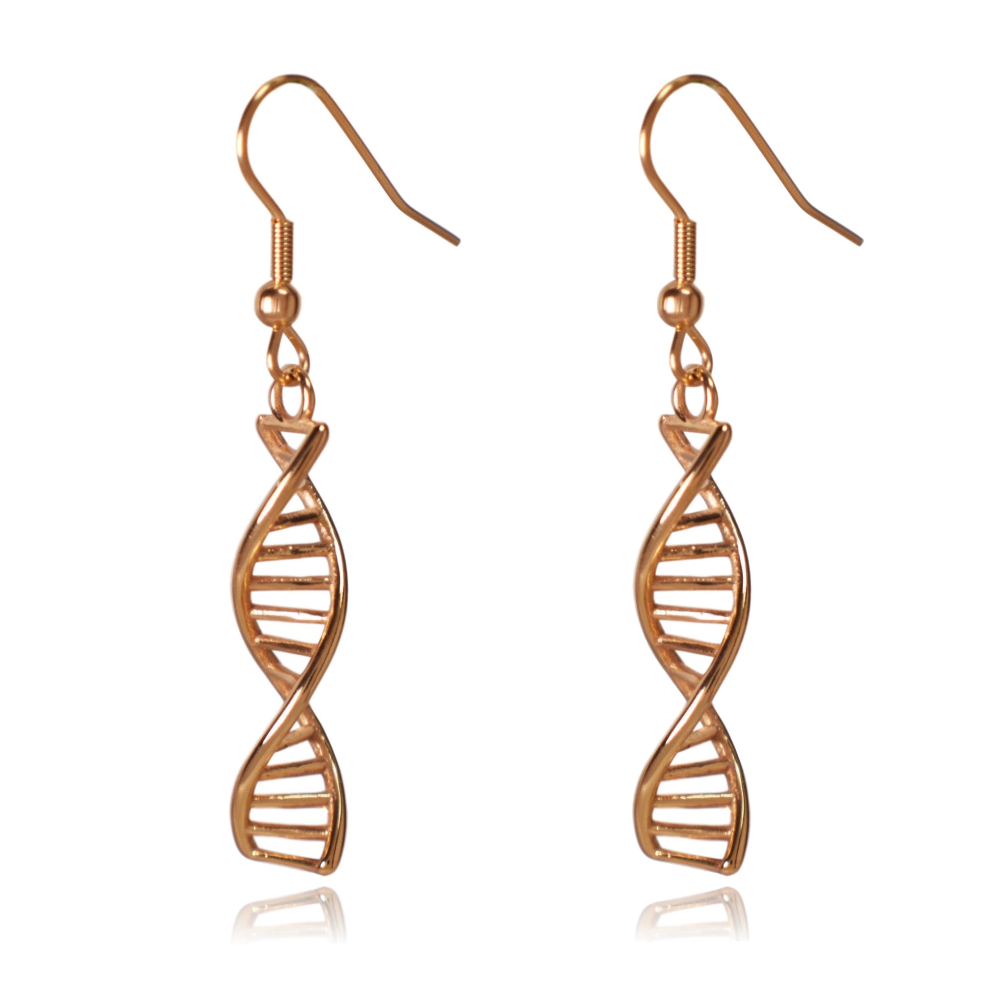 Dna double helix earrings sale