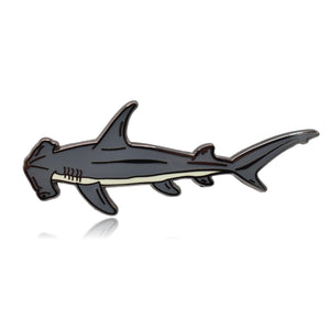 Hammerhead Shark Hard Enamel Pin | Clayton Jewelry Labs