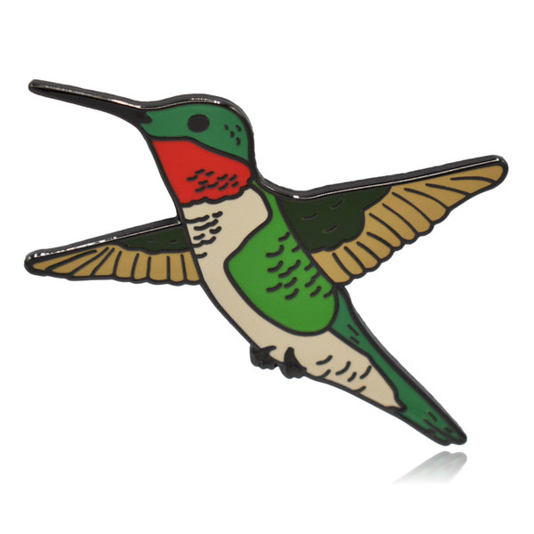 Hummingbird Hard Enamel Lapel Pin