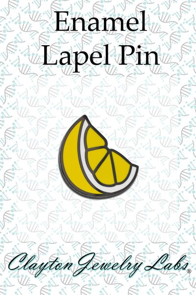 Lemon Slice Enamel Pin