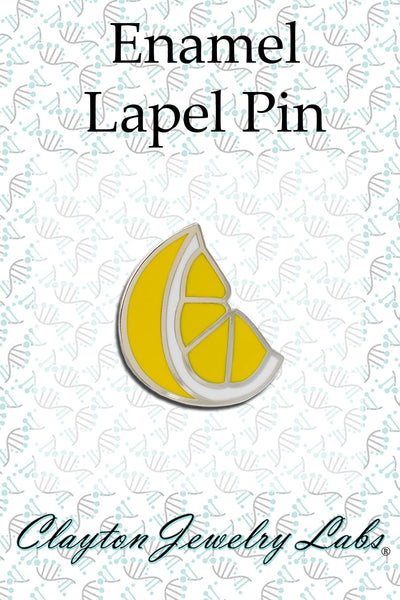 Lemon Slice Enamel Pin