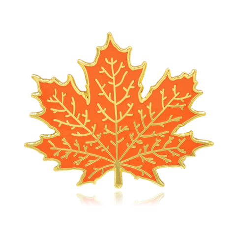 Maple Leaf Hard Enamel Lapel Pin