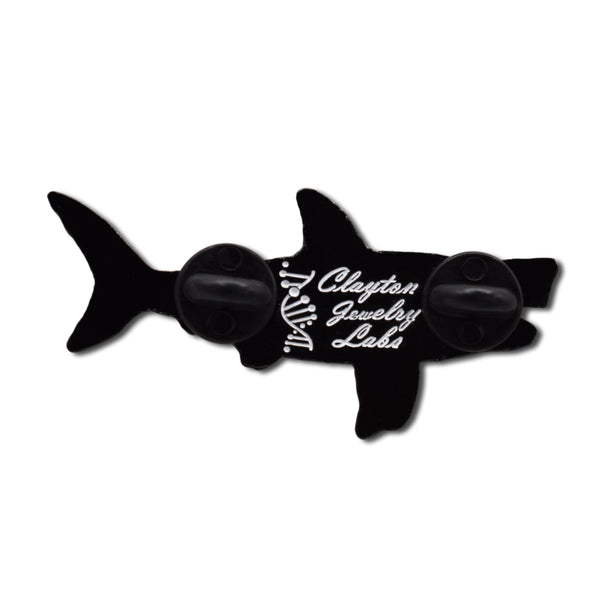 Megalodon Shark Hard Enamel Pin - Clayton Jewelry Labs