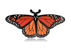 Monarch Butterfly Hard Enamel Lapel Pin