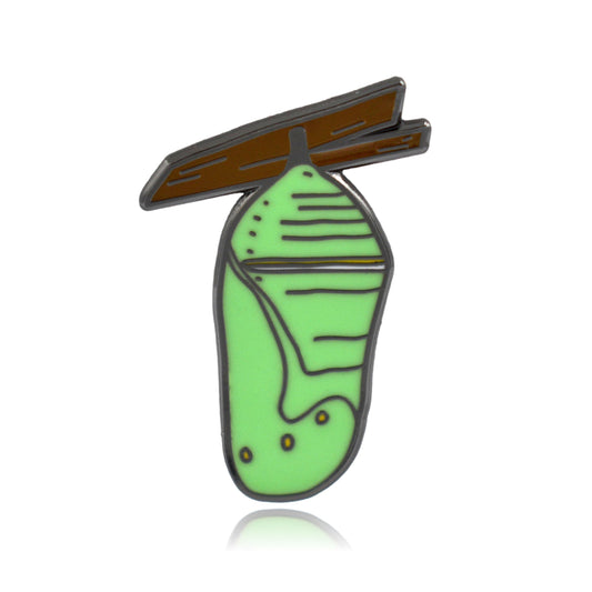 Monarch Chrysalis Hard Enamel Lapel Pin