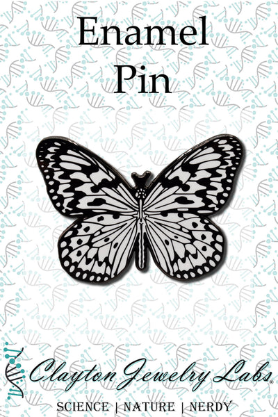 Paper Kite Butterfly Hard Enamel Pin - Clayton Jewelry Labs