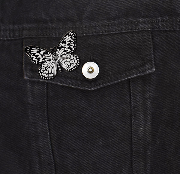 Paper Kite Butterfly Hard Enamel Pin - Clayton Jewelry Labs