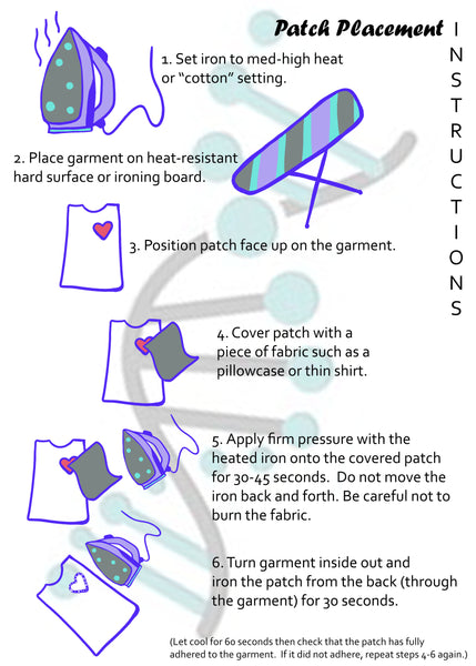 Iron-On Patch Instructions