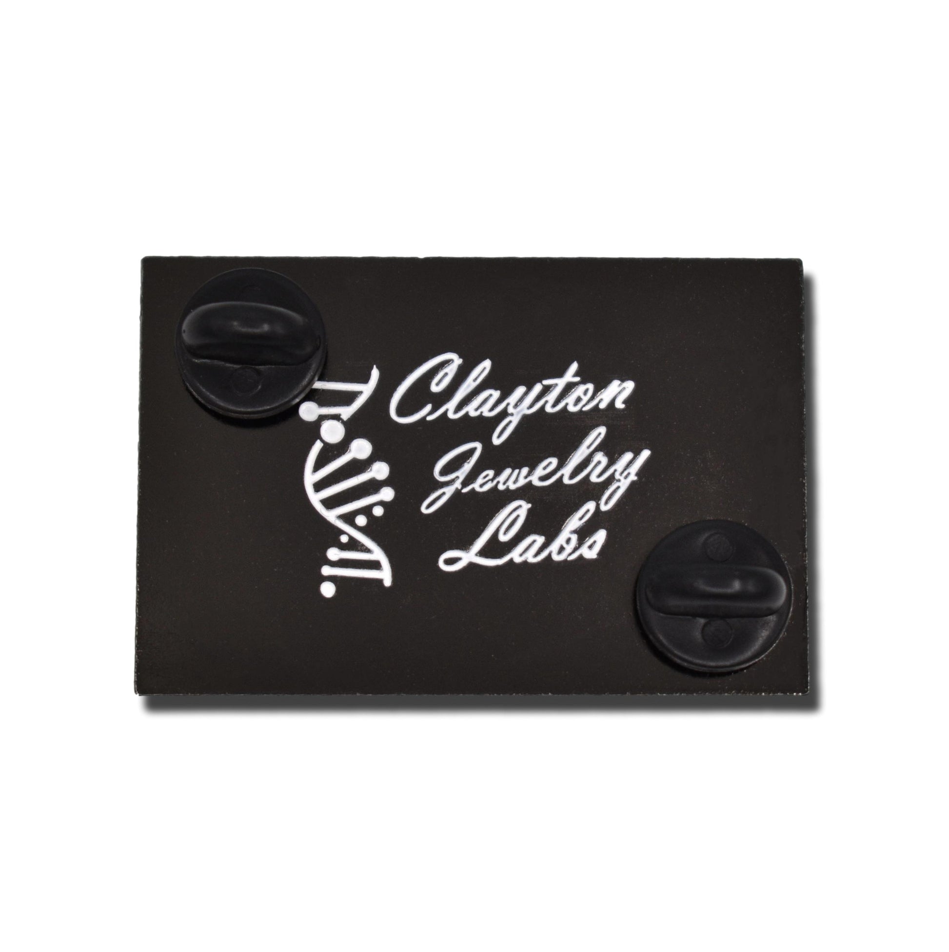 Black Periodic Table of Elements Hard Enamel Pin | Clayton Jewelry Labs