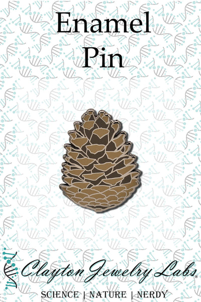 Pinecone Hard Enamel Lapel Pin