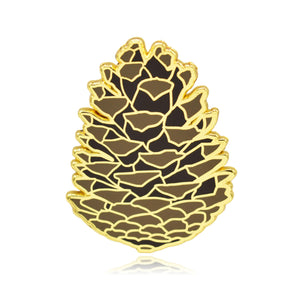 Pinecone Hard Enamel Lapel Pin