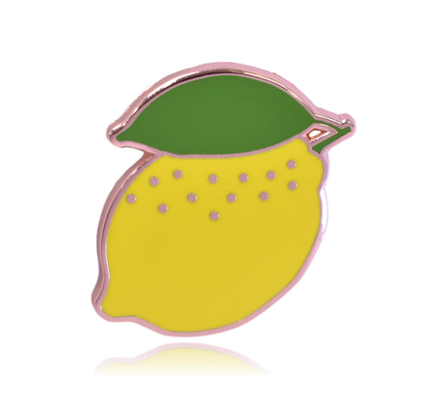 Lemon Lemonade Enamel Pin