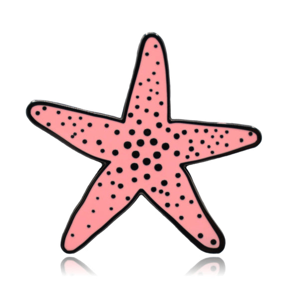 Pink Starfish Hard Enamel Pin | Clayton Jewelry Labs