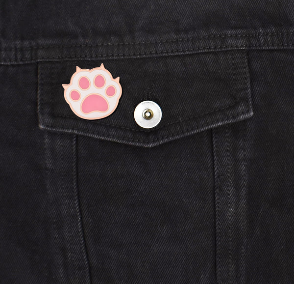 Cat Paw Print Hard Enamel Pin | Clayton Jewelry Labs