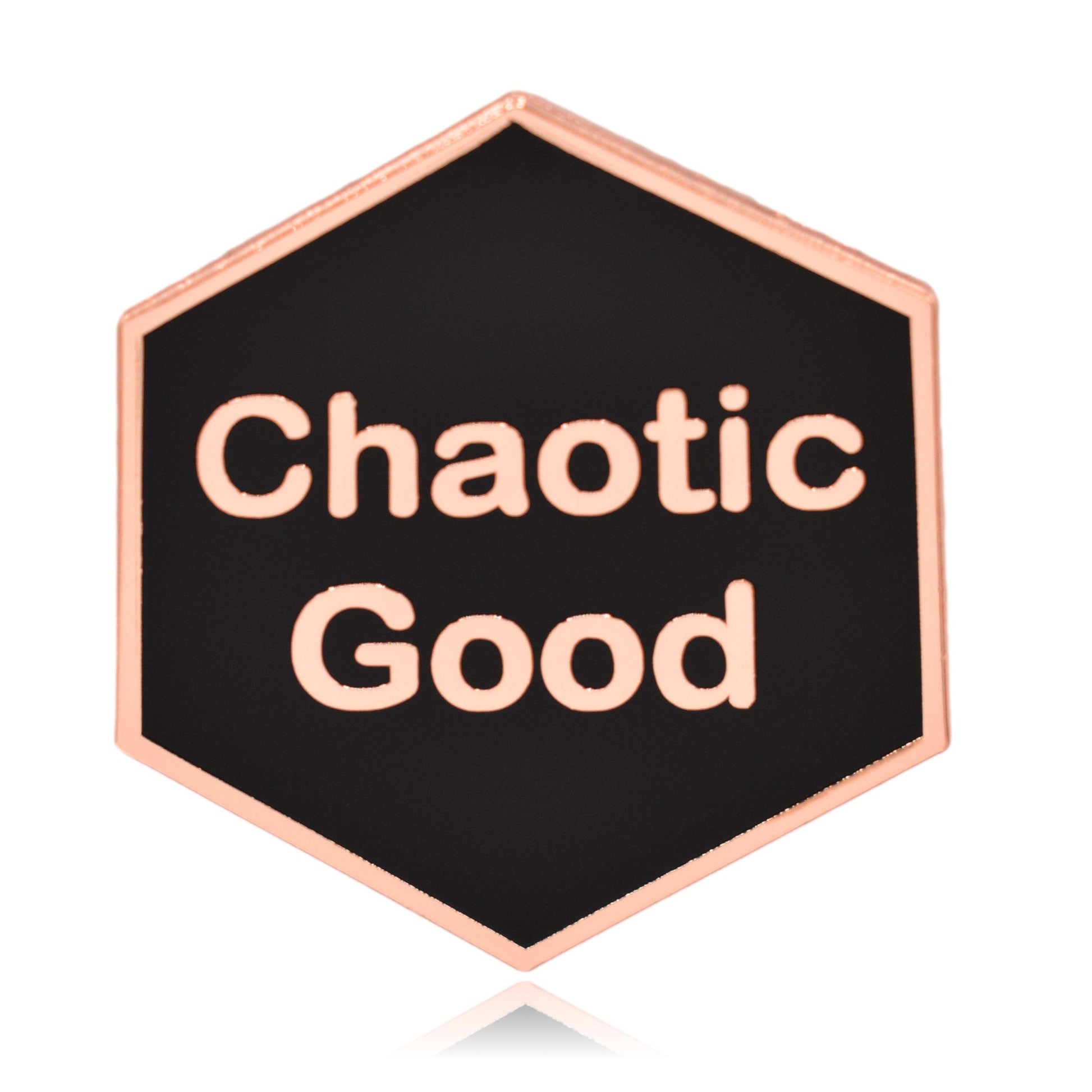 Chaotic Good Dice Hard Enamel Pin | Clayton Jewelry Labs