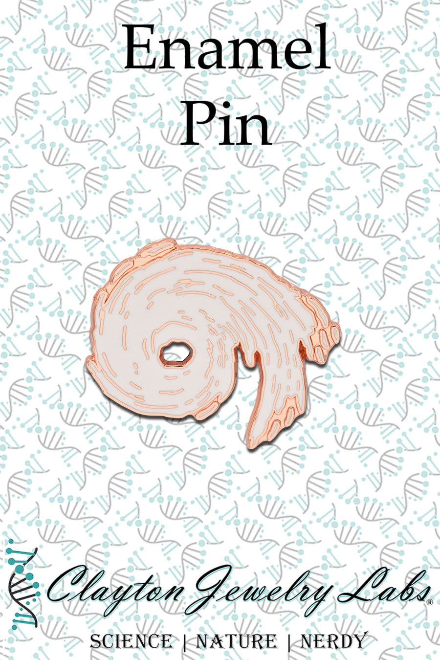 Hurricane Hard Enamel Pin | Clayton Jewelry Labs