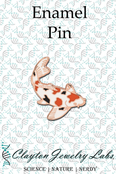 Koi Fish Hard Enamel Pin | Clayton Jewelry Labs