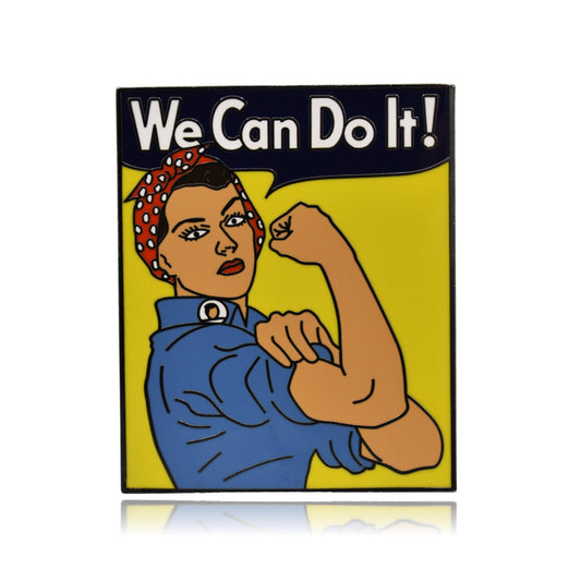 Rosie the Riveter Hard Enamel Pin - Clayton Jewelry Labs