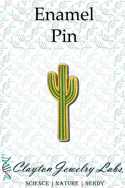 Saguaro Cactus Hard Enamel Lapel Pin