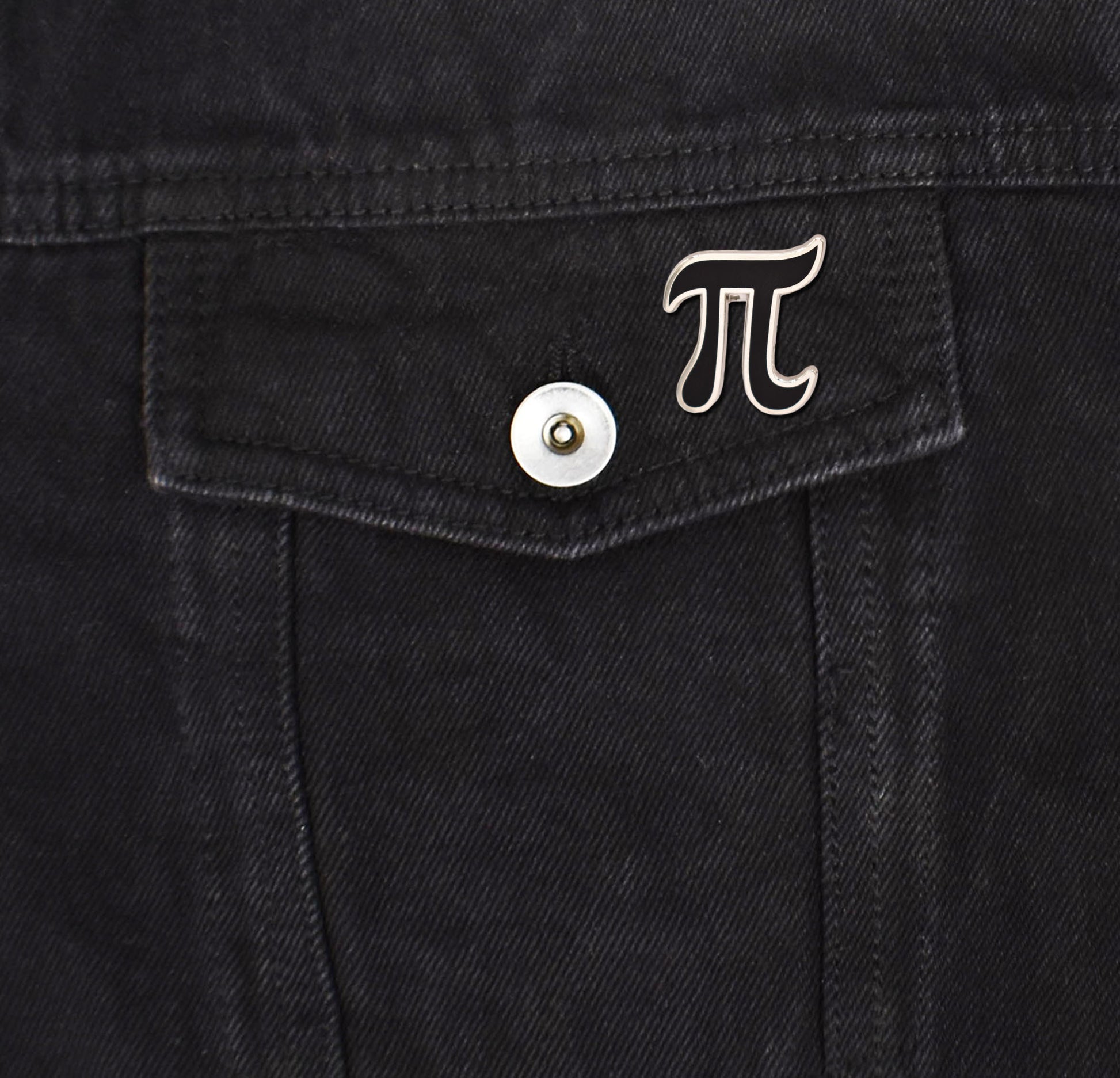 Pi Symbol Math Hard Enamel Pin | Clayton Jewelry Labs