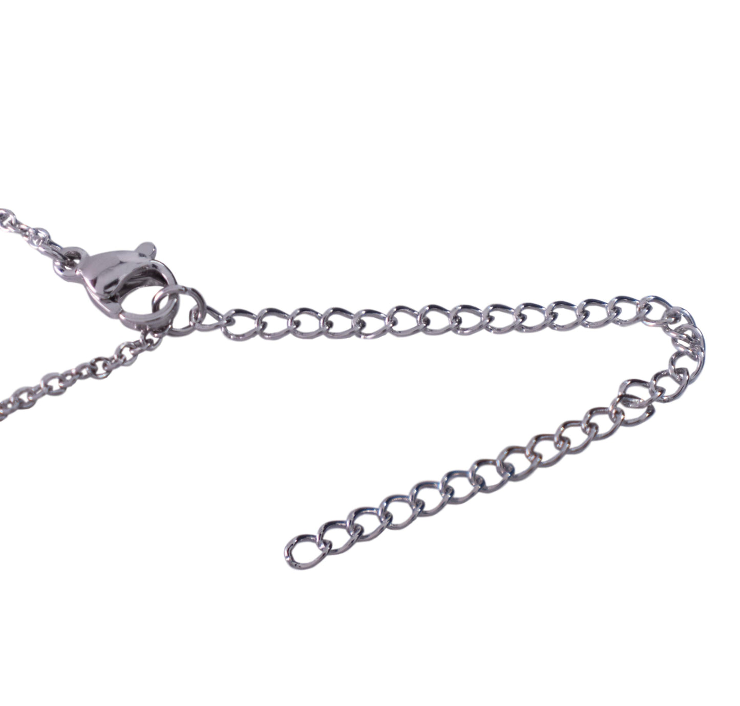 Wine Resveratrol Molecule Stainless Steel Necklace