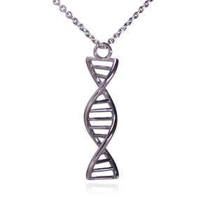 DNA Double Helix Stainless Steel Necklace