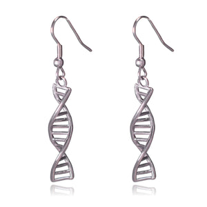 DNA Double Helix Dangle Earrings