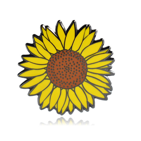 Sunflower Hard Enamel Lapel Pin