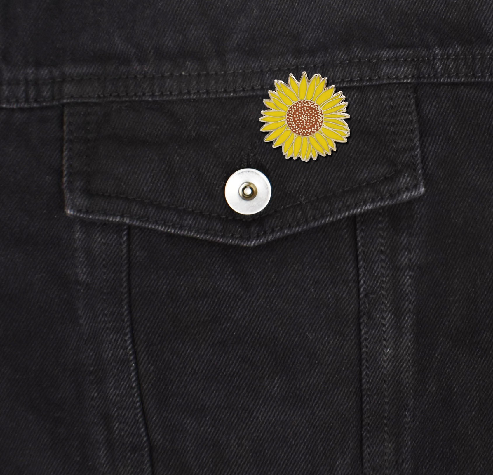 Sunflower Hard Enamel Lapel Pin