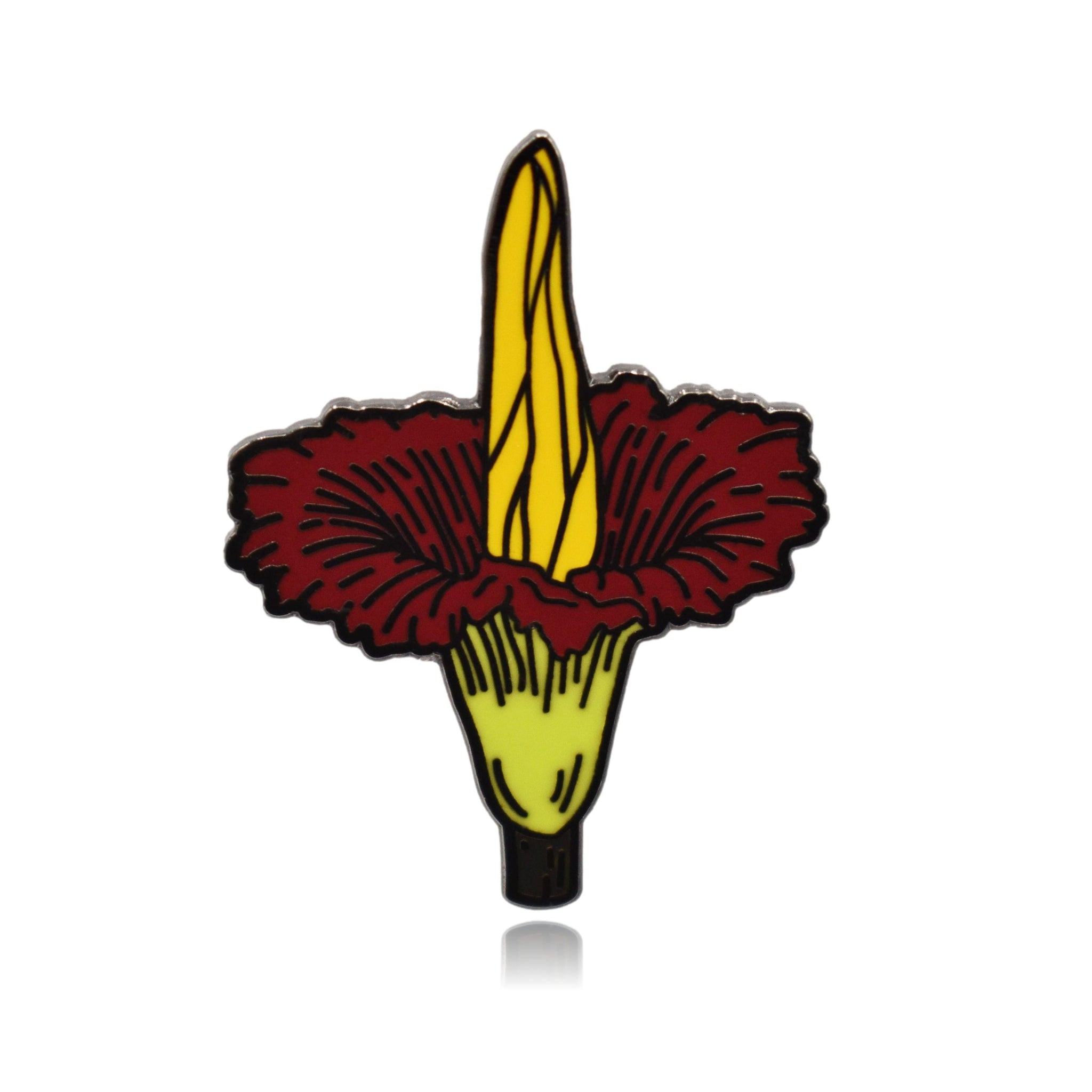Titan Arum Flower Hard Enamel Pin - Clayton Jewelry Labs