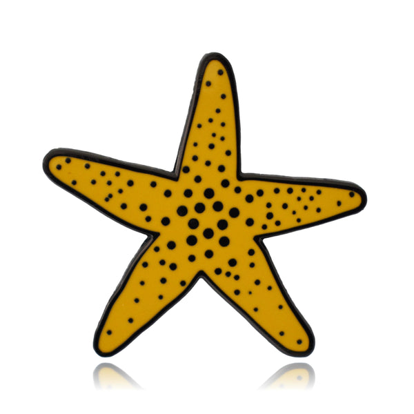 Yellow Starfish Hard Enamel Pin | Clayton Jewelry Labs