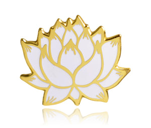 Lotus Flower Enamel Pin