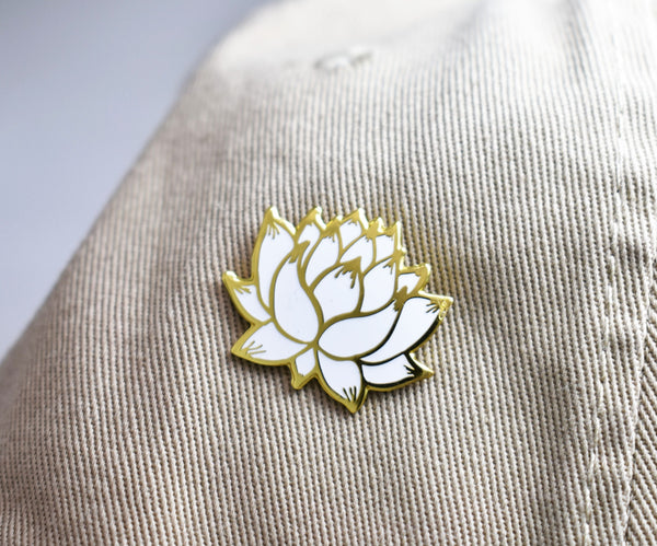 Lotus Flower Enamel Pin